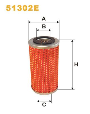 Filtru ulei 51302EWIX WIX FILTERS (JCB 3 3C)