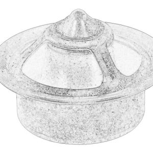Termostat,lichid racire DZ120917-JD OE JOHN DEERE (JCB 3 3C)