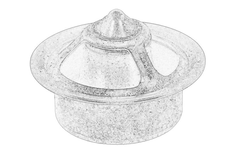 Termostat,lichid racire DZ120917-JD OE JOHN DEERE (JCB 3 3C)